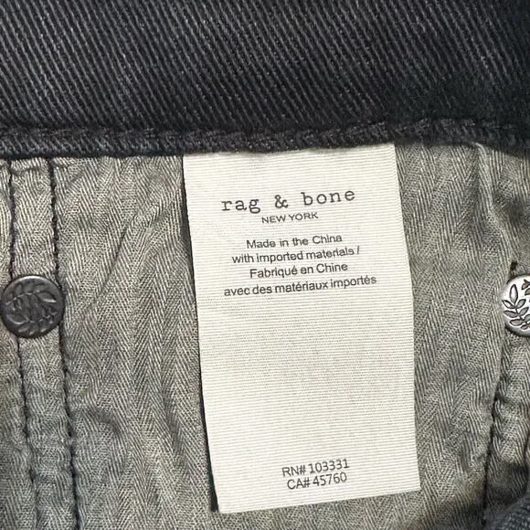 Rag & Bone Jeans Mens Size 29x32 Fit 1 Skinny Inlet Blue Denim NWOT